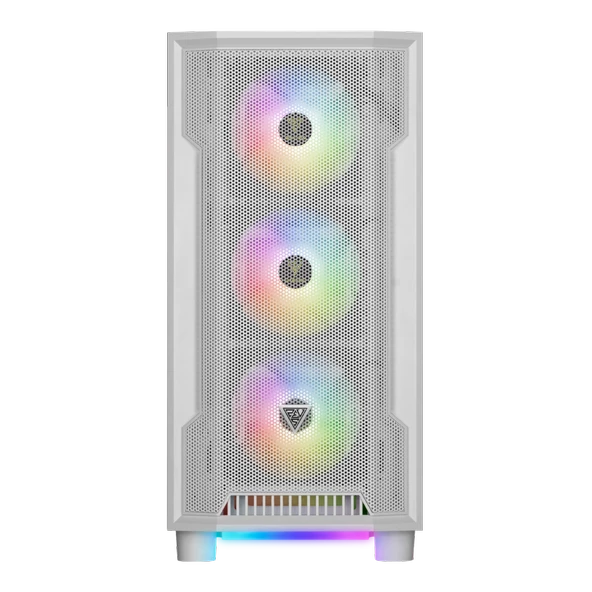 GAMDIAS ATHENA M6 Lite WH, 850W, Tempered Glass, Mesh, ARGB, 80+ Bronze, ATX, White Edition, GAMING KASA - 2