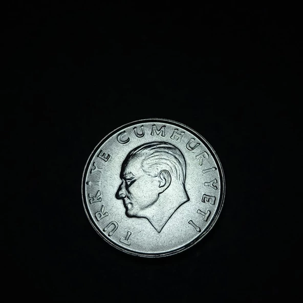 Escoines Koleksiyon 399636751c8c4bf5f3 1986 Alüminyum 10Lira ÇİL+ eski madeni para - Resim 5