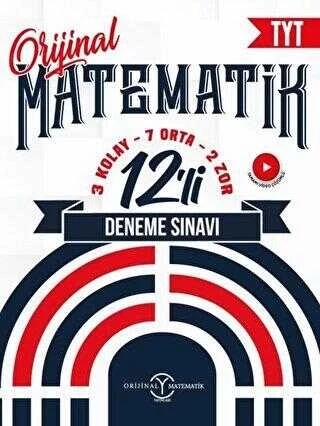 Orijinal Yayınları TYT Matematik 12`li Deneme Sınavı