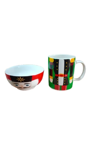 Kurşun asker Temalı Yılbaşı Kupa & Kase Seti - 10