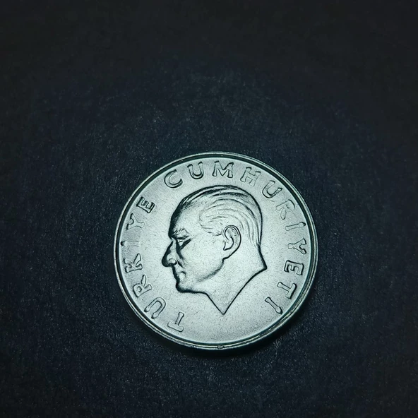 Escoines Koleksiyon 399636751c8c4bf5f3 1986 Alüminyum 10Lira ÇİL+ eski madeni para - Resim 3