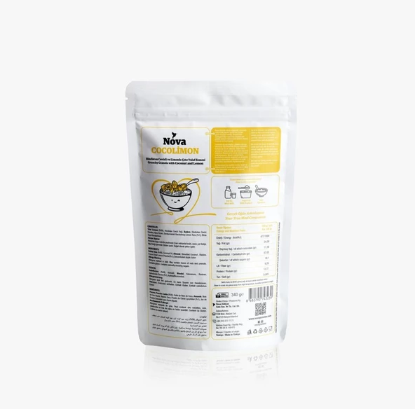 Nova Granola COCOLİMON 340 Gr x 3 PAKET - 2