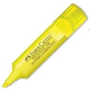 Faber-Castell Fosforlu Kalem Şeffaf Gövde Sarı