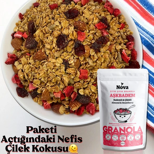Nova Granola Aşkbadem  340 Gr X 3 Paket - 3