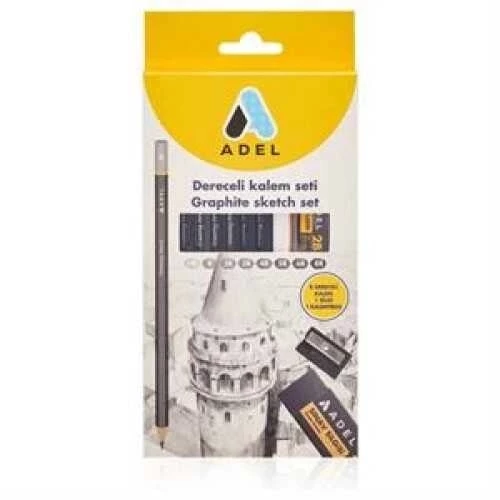 Adel Dereceli Kalem Seti 8`li - 1