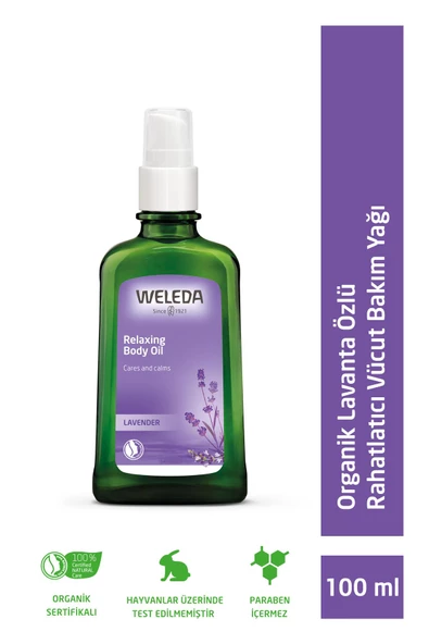 Weleda Organik Lavanta Özlü Rahatlatıcı Vücut Bakım Yağı 100ml