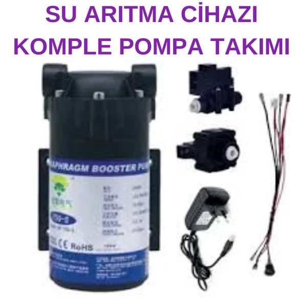 AQUA DEUTSCHE 75-100 GPD SU ARITMA CİHAZI KOMPLE POMPA SETİ ürün görseli