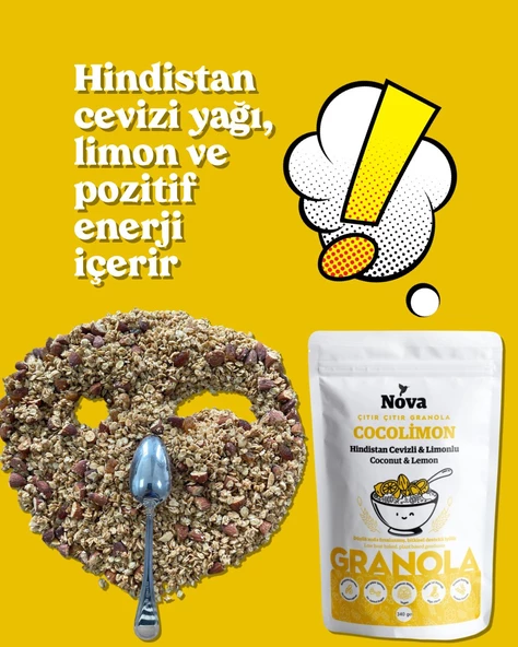 Nova Granola COCOLİMON 340 Gr x 3 PAKET - 3