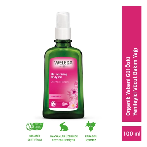 Weleda Organik Yabani Gül Özlü Yenileyici Vücut Bakım Yağı 100ml - 3