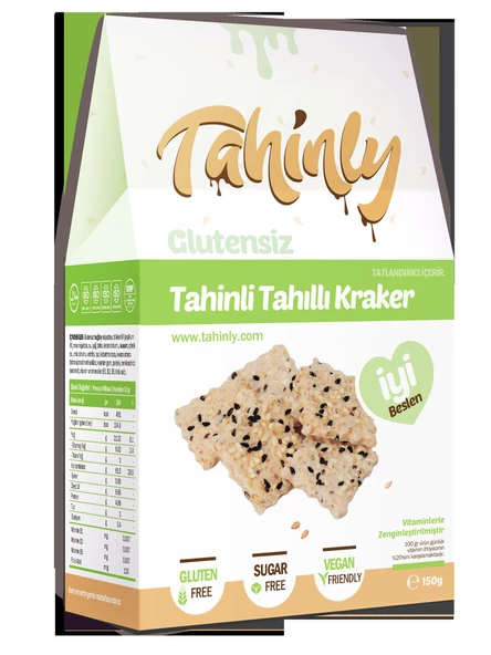 Tahinly Glutensiz Tahinli Tahıllı Kraker