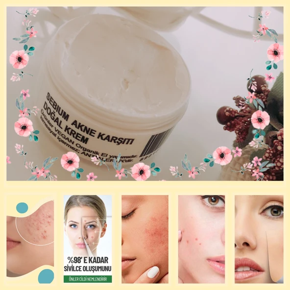 ORGANICYOU SEBIUM AKNE KARŞITI DOĞAL CİLT BAKIM KREMİ 100 ML - 2
