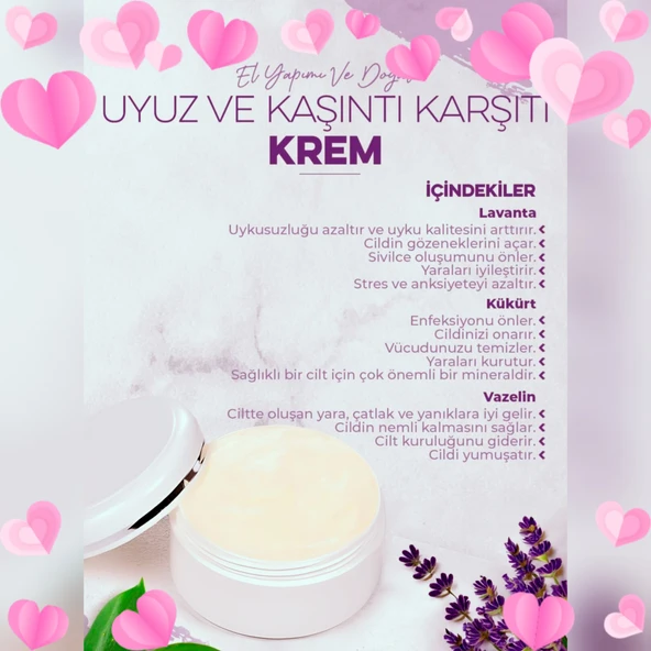 ORGANICYOU KÜKÜRTLÜ UYUZ KARŞITI CİLT BAKIM KREMİ 100 ML - 2