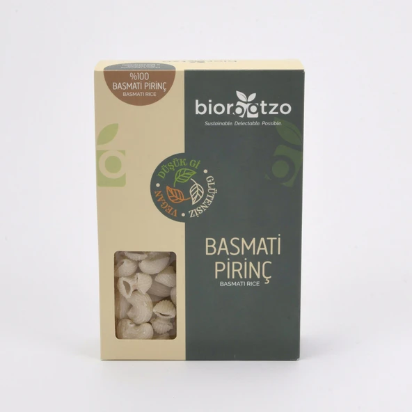 Biorootzo Artizan Bronz Kalıp Basmati Pirinç Mantı - Pipe Rigate 200 g - Resim 4