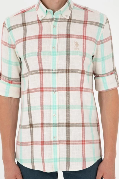 U.S. POLO ASSN. ERKEK DOKUMA GOMLEK G081SZ004-000-1943958 - 6