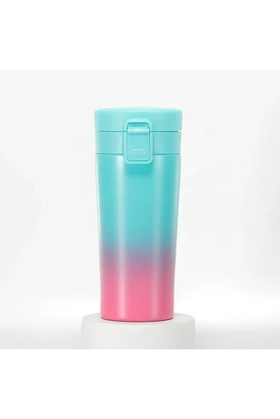 380 ML Çift Katlı Mug Termos Filtreli Kapak - 2