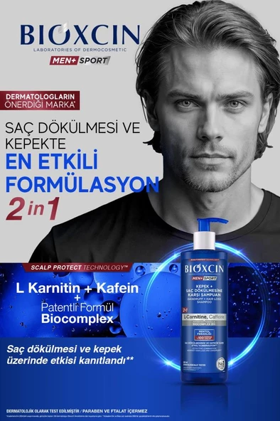 Bioxcin Kepek Önleyici  Saç Dökülmesine Karşı Şampuan 500Ml - 2