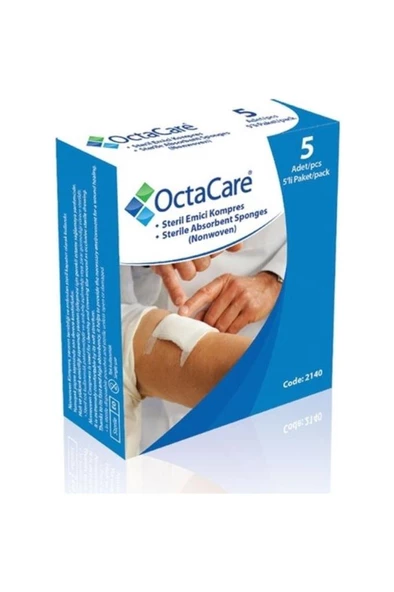 Octacare C2140 Steril Emici Kompres 7,5 X 7,5cm 25 Li 4 Kutu