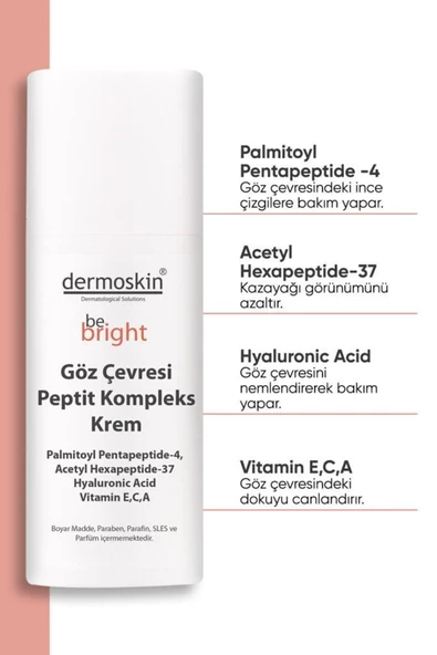 İnce Çizgiler ve Kırışıklık Karşıtı Be Bright Göz Çevresi Peptit Kompleks Bakım Kremi 15 ml