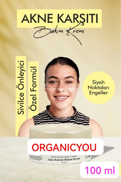 ORGANICYOU SEBIUM AKNE KARŞITI DOĞAL CİLT BAKIM KREMİ 100 ML