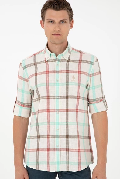 U.S. POLO ASSN. ERKEK DOKUMA GOMLEK G081SZ004-000-1943958 - 3