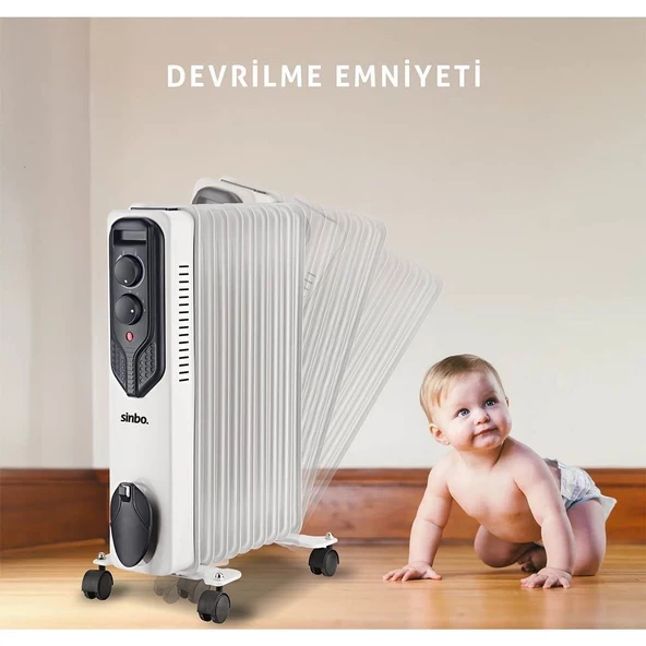 Sinbo Sfh-6937 9 Dilim Yağlı Radyatör 2000 W - 3