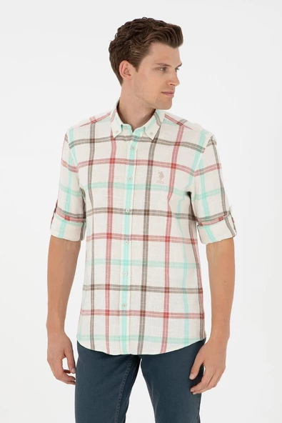 U.S. POLO ASSN. ERKEK DOKUMA GOMLEK G081SZ004-000-1943958