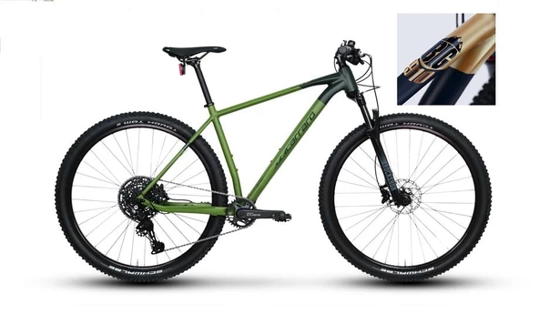 CARRARO BIG 910 ERKEK DAĞ BİSİKLETİ 530H HD 29 JANT 10 VİTES KOYU LACİVERT AÇIK BRONZ ürün görseli