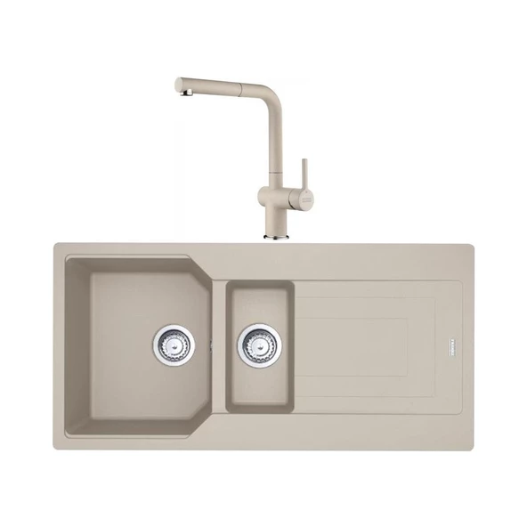 Urban Ubg 651-100 Sahara Granit Eviye, Active Plus Doccia 2.0 Batarya Set