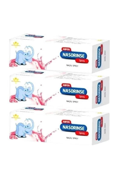 Abfen Nasorinse Sprey 50 Ml 3'Lü PAKET (SKT:05/2027)