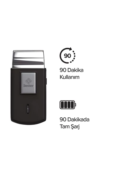 Bester Sv7700 Seyahat Tipi Tıraş Makinesi - 4