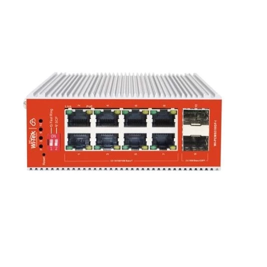 WI-TEK 8port 120w FULL PoE WI-PCMS310GF-I GIGABIT 2X SFP Yönetilebilir Endüstriyel Switch - 3