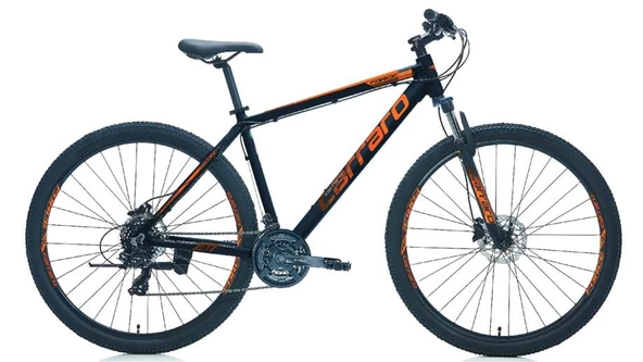 CARRARO FORCE 920 ERKEK DAĞ BİSİKLETİ 520H HD 29 JANT 21 VİTES MAT SİYAH TURUNCU GÜMÜŞ