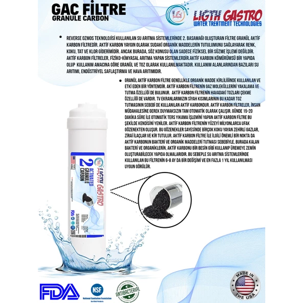 LİGHT GASTRO KAPALI KASA 7 FİLTRE 14 AŞAMA SU ARITMA CİHAZI FİLTRE SETİ - 4