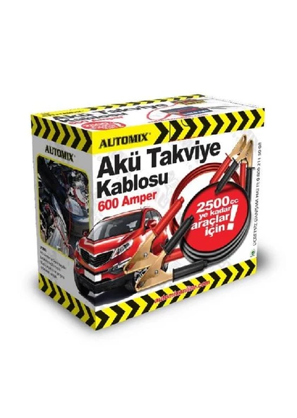 Automix kutulu takviye kablosu 600 Amp