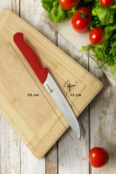 SürLaz Mutfak Bıçağı 2 Parça Set Meyve Sebze Bıçakları 24 Cm - 2