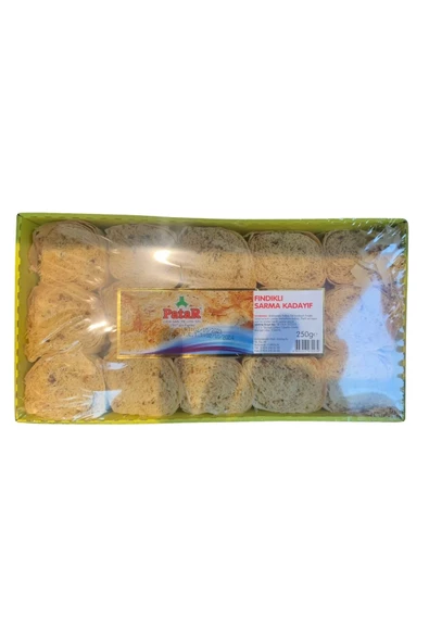 Patar Fındıklı Sarma Kadayıf 250 Gr x 2 Paket