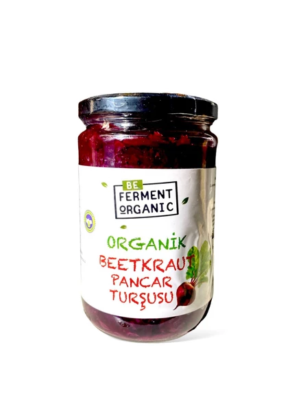 Beferment Organic 2 adet Beetkraut Pancar Turşusu + 2 adet Sade Saurkraut Lahana turşusu 660 Gr