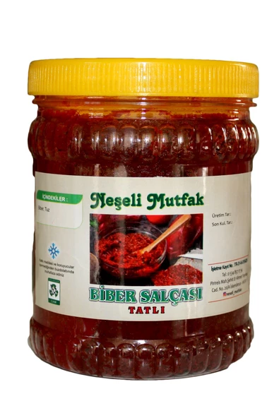 Neşeli Mutfak Hatay Biber Salçası Tatlı 1 Kg