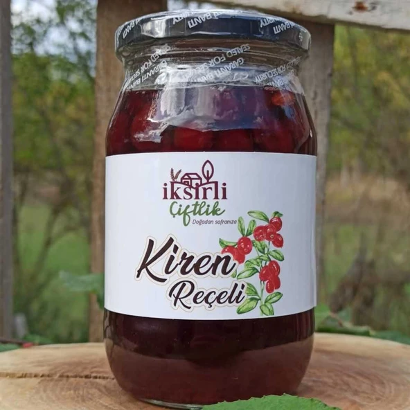 İksirli Çiftlik Kiren (Kızılcık) Reçeli 400 g