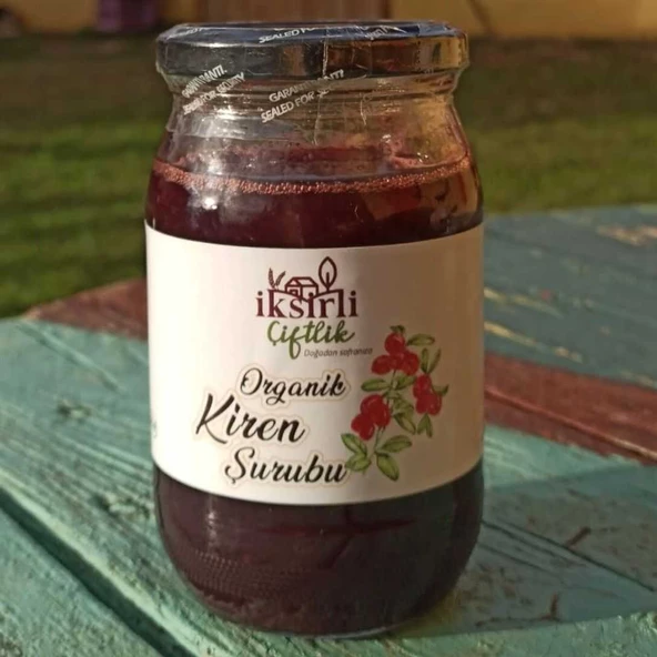 İksirli Çiftlik Organik Kiren (Kızılcık) Şurubu 285 ml