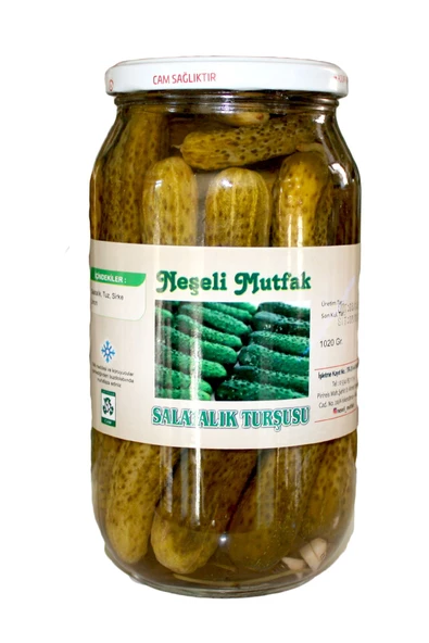 Neşeli Mutfak Kornişon Turşu ( Cam Kavanoz ) 1 Kg