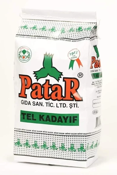 Patar Tel Kadayıf 450 Gr x 2 Paket