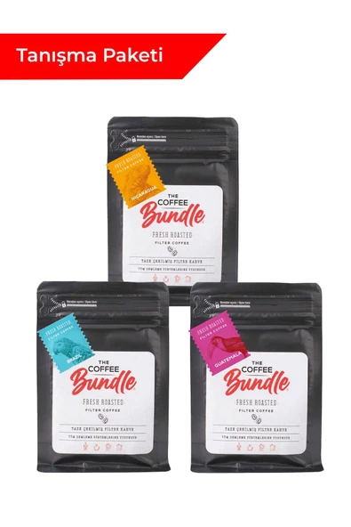 The Coffee Bundle Filtre Kahve 3lü Tanışma Paketi