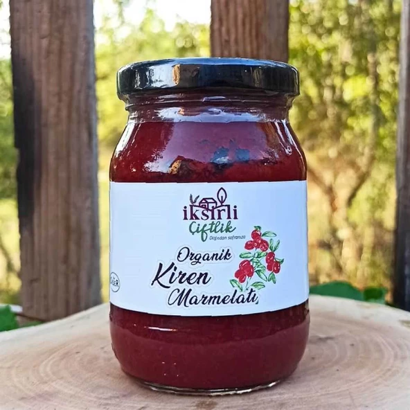 İksirli Çiftlik Organik Kiren (Kızılcık) Marmelatı 190 g ürün görseli