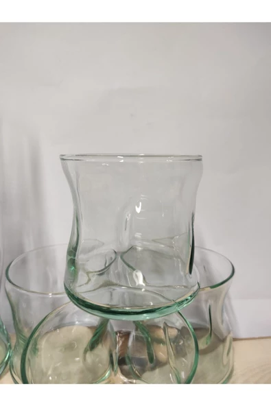 8 Parça Aware Collection Su-meşrubat Bardağı.%100 Geri Dönüşümlü Bardak - 4