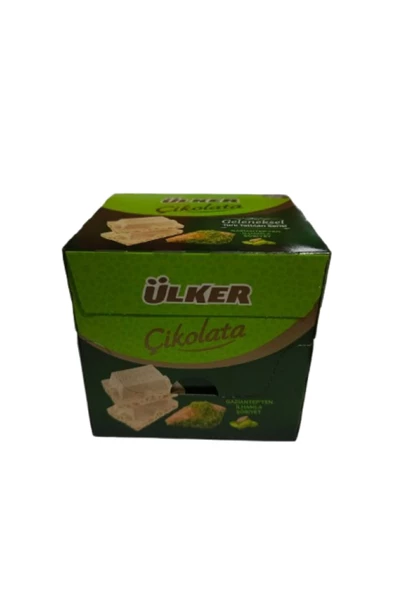 Ülker Ülker Kare Beyaz Çikolatalı Fıstıklı Şöbiyet 60 Gram x6 Adet