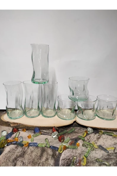 8 Parça Aware Collection Su-meşrubat Bardağı.%100 Geri Dönüşümlü Bardak
