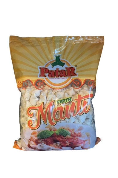 Patar Fırınlanmış Mantı 400 Gr x 2 Paket