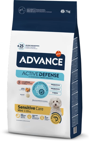 Advance Mini Sensitive Somonlu Küçük Irk Yetişkin Köpek Maması 7 Kg