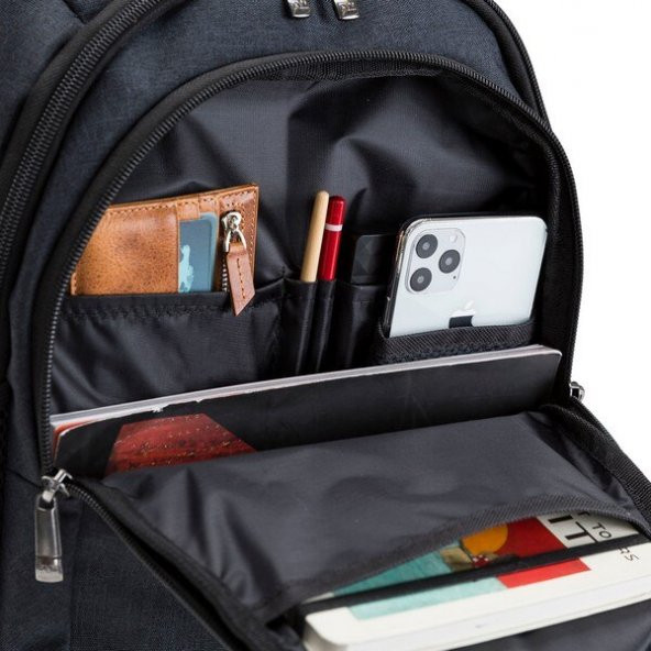 Plm Lidya 17 inç Laptop Sırt Çantası - 6